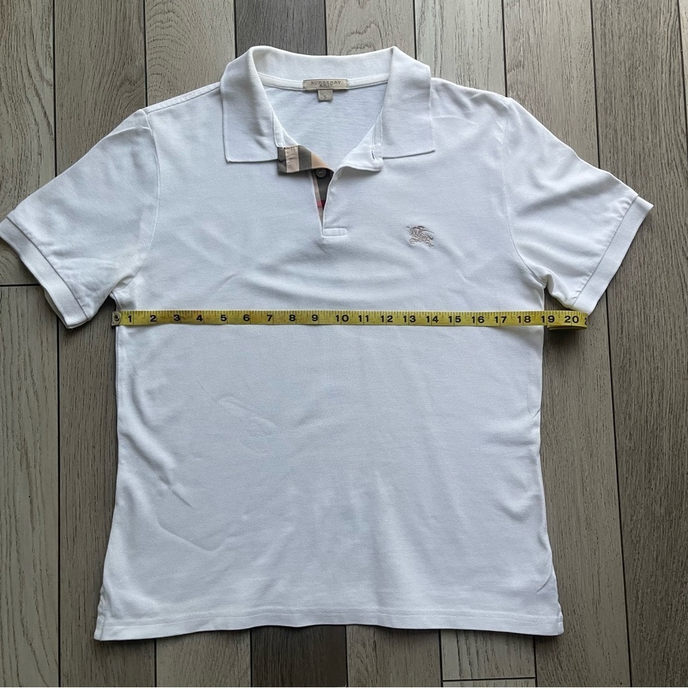 Burberry White Polo Shirt - Picture 3 of 3